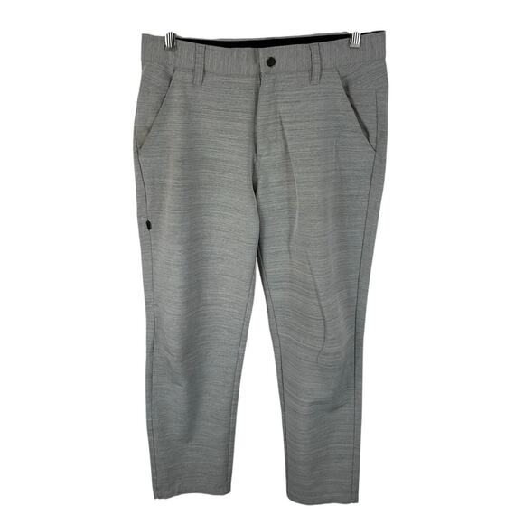 BYLT Basics Kinetic Pant Grey Heather Size 31x28 Lightweight Performance Chino - Picture 1 of 13